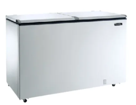 Freezer horizontal de duas portas