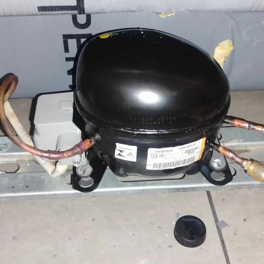 Compressor novo pronto para ser instalado